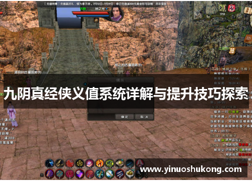 九阴真经侠义值系统详解与提升技巧探索